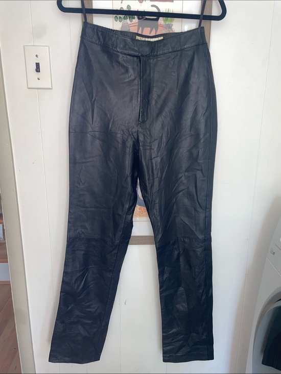 Excelled Pants - Vintage Leather Pants